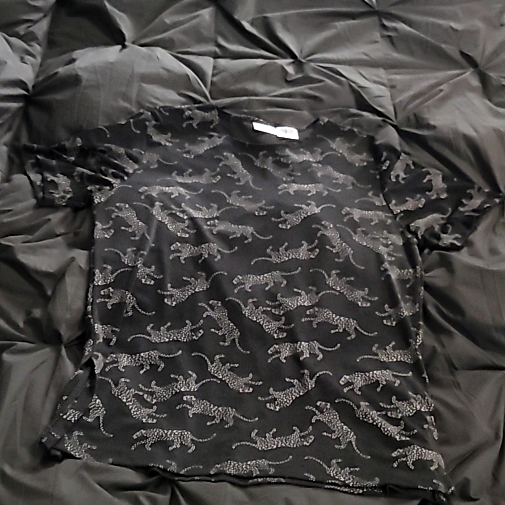 Black dress top, size S